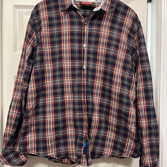 Mambo flannel shirt . Men’s Large. Beautiful colors and great quality - Picture 1 of 4